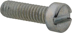 Value Collection - #12-24 UNC, 3/4" Length Under Head Slotted Drive Machine Screw - Fillister Head, Grade 2 Steel, Zinc-Plated Finish, Without Washer - Americas Industrial Supply