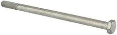 Made in USA - 5/16-24 UNF, 5-1/2" Length Under Head Hex Head Cap Screw - Partially Threaded, Grade 5 Steel, Zinc-Plated Finish, 7/16" Hex - Americas Industrial Supply
