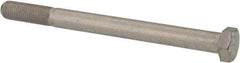 Made in USA - 3/8-24 UNF, 4-1/2" Length Under Head Hex Head Cap Screw - Partially Threaded, Grade 5 Steel, Zinc-Plated Finish, 9/16" Hex - Americas Industrial Supply