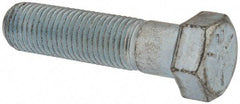 Made in USA - 7/16-20 UNF, 1-3/4" Length Under Head Hex Head Cap Screw - Partially Threaded, Grade 5 Steel, Zinc-Plated Finish, 5/8" Hex - Americas Industrial Supply