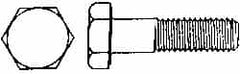 Value Collection - M10x1.50mm Metric Coarse, 45mm Length Under Head Hex Head Cap Screw - Americas Industrial Supply