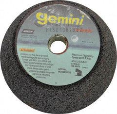 Norton - 4" Diam, 2" Overall Thickness, 16 Grit, Type 11 Tool & Cutter Grinding Wheel - Very Coarse Grade, Aluminum Oxide, Q Hardness, 9,070 RPM - Americas Industrial Supply