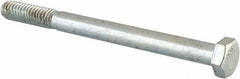 Value Collection - 5/16-18 UNC, 3-3/4" Length Under Head Hex Head Cap Screw - Partially Threaded, Grade 2 Steel, Zinc-Plated Finish, 1/2" Hex - Americas Industrial Supply