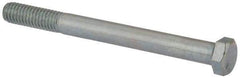 Value Collection - 3/8-16 UNC, 4" Length Under Head Hex Head Cap Screw - Partially Threaded, Grade 2 Steel, Zinc-Plated Finish, 9/16" Hex - Americas Industrial Supply