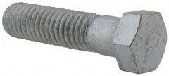 Value Collection - 7/16-14 UNC, 1-3/4" Length Under Head Hex Head Cap Screw - Partially Threaded, Grade 2 Steel, Zinc-Plated Finish, 5/8" Hex - Americas Industrial Supply