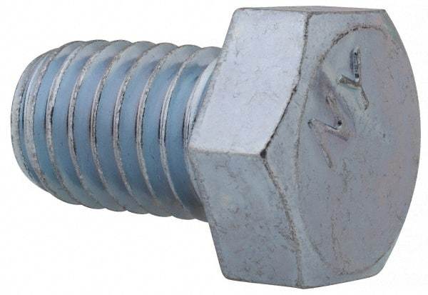 Value Collection - 1/2-13 UNC, 3/4" Length Under Head Hex Head Cap Screw - Fully Threaded, Grade 2 Steel, Zinc-Plated Finish, 3/4" Hex - Americas Industrial Supply