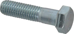 Value Collection - 1/2-13 UNC, 2" Length Under Head Hex Head Cap Screw - Partially Threaded, Grade 2 Steel, Zinc-Plated Finish, 3/4" Hex - Americas Industrial Supply