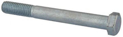 Value Collection - 1/2-13 UNC, 4-1/2" Length Under Head Hex Head Cap Screw - Partially Threaded, Grade 2 Steel, Zinc-Plated Finish, 3/4" Hex - Americas Industrial Supply