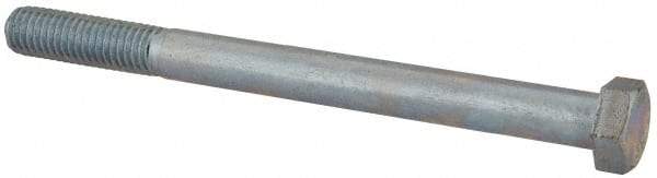 Value Collection - 1/2-13 UNC, 6" Length Under Head Hex Head Cap Screw - Partially Threaded, Grade 2 Steel, Zinc-Plated Finish, 3/4" Hex - Americas Industrial Supply
