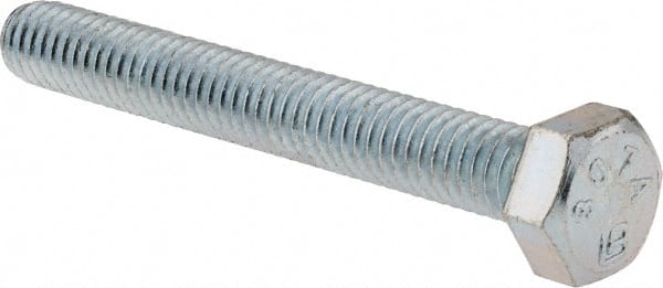 Value Collection - 5/16-18 UNC, 2-1/2" Length Under Head Hex Head Cap Screw - Americas Industrial Supply