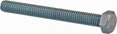 Value Collection - 5/16-18 UNC, 3" Length Under Head Hex Head Cap Screw - Fully Threaded, Grade 2 Steel, Zinc-Plated Finish, 1/2" Hex - Americas Industrial Supply