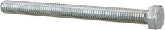 Value Collection - 3/8-16 UNC, 4-1/2" Length Under Head Hex Head Cap Screw - Fully Threaded, Grade 2 Steel, Zinc-Plated Finish, 9/16" Hex - Americas Industrial Supply