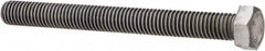 Value Collection - 1/2-13 UNC, 5" Length Under Head Hex Head Cap Screw - Fully Threaded, Grade 2 Steel, Zinc-Plated Finish, 3/4" Hex - Americas Industrial Supply