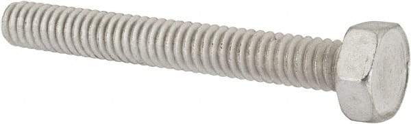 Value Collection - 1/4-20 UNC, 2" Length Under Head Hex Head Cap Screw - Grade 2024T4 Aluminum, 7/16" Hex - Americas Industrial Supply
