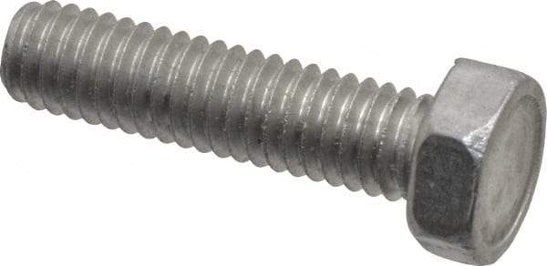 Value Collection - 5/16-18 UNC, 1-1/4" Length Under Head Hex Head Cap Screw - Grade 2024T4 Aluminum, 1/2" Hex - Americas Industrial Supply