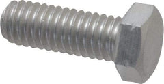 Value Collection - 3/8-16 UNC, 1" Length Under Head Hex Head Cap Screw - Grade 2024T4 Aluminum, 9/16" Hex - Americas Industrial Supply