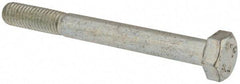 Value Collection - M8x1.25mm Metric Coarse, 75mm Length Under Head Hex Head Cap Screw - Partially Threaded, Grade 8.8 Steel, Zinc-Plated Finish, 13mm Hex - Americas Industrial Supply