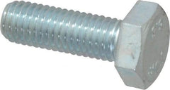 Value Collection - M10x1.50mm Metric Coarse, 30mm Length Under Head Hex Head Cap Screw - Fully Threaded, Grade 8.8 Steel, Zinc-Plated Finish, 17mm Hex - Americas Industrial Supply