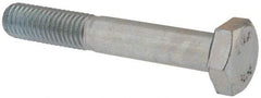 Value Collection - M10x1.50mm Metric Coarse, 65mm Length Under Head Hex Head Cap Screw - Partially Threaded, Grade 8.8 Steel, Zinc-Plated Finish, 17mm Hex - Americas Industrial Supply