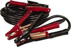 Associated Equipment - 20 Ft. Long, 500 Amperage Rating, Heavy Duty Booster Cable - Black & Red, 4 AWG Wire Guage - Americas Industrial Supply