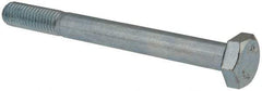 Value Collection - M10x1.50mm Metric Coarse, 100mm Length Under Head Hex Head Cap Screw - Partially Threaded, Grade 8.8 Steel, Zinc-Plated Finish, 17mm Hex - Americas Industrial Supply