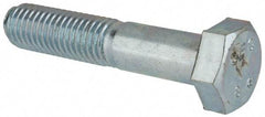 Value Collection - M12x1.75mm Metric Coarse, 60mm Length Under Head Hex Head Cap Screw - Partially Threaded, Grade 8.8 Steel, Zinc-Plated Finish, 19mm Hex - Americas Industrial Supply