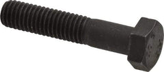 Value Collection - M8x1.25mm Metric Coarse, 40mm Length Under Head Hex Head Cap Screw - Partially Threaded, Grade 10.9 Steel, Black Oxide Finish, 13mm Hex - Americas Industrial Supply