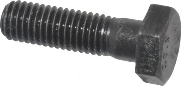 Value Collection - M10x1.50mm Metric Coarse, 35mm Length Under Head Hex Head Cap Screw - Partially Threaded, Grade 10.9 Steel, Black Oxide Finish, 17mm Hex - Americas Industrial Supply