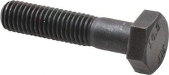 Value Collection - M10x1.50mm Metric Coarse, 45mm Length Under Head Hex Head Cap Screw - Partially Threaded, Grade 10.9 Steel, Black Oxide Finish, 17mm Hex - Americas Industrial Supply