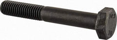 Value Collection - M10x1.50mm Metric Coarse, 70mm Length Under Head Hex Head Cap Screw - Partially Threaded, Grade 10.9 Steel, Black Oxide Finish, 17mm Hex - Americas Industrial Supply