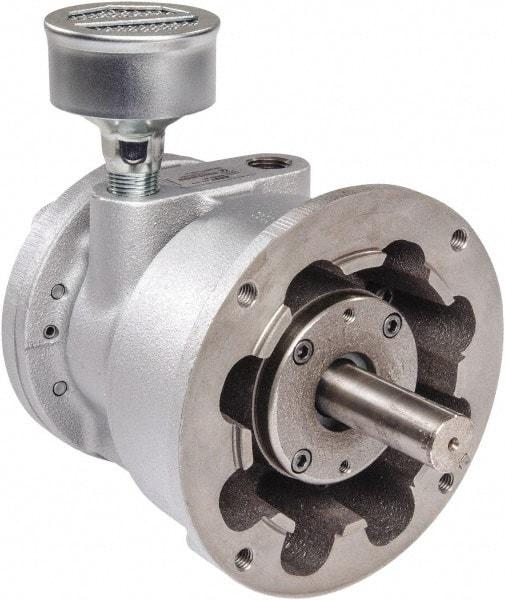Gast - 5-1/4 hp Reversible Flange Air Actuated Motor - 0:00 Gear Ratio, 2,500 Max RPM, 2.13" Shaft Length, 7/8" Shaft Diam - Americas Industrial Supply