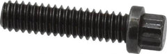 Value Collection - 1/4-20 UNC, 1" Length Under Head, 12 Point Drive Flange Bolt - 1" Thread Length, 170M PSI Alloy Steel, Smooth Flange, Uncoated - Americas Industrial Supply