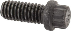 Value Collection - 5/16-18 UNC, 3/4" Length Under Head, 12 Point Drive Flange Bolt - 3/4" Thread Length, 170M PSI Alloy Steel, Smooth Flange, Uncoated - Americas Industrial Supply