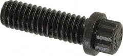 Value Collection - 5/16-18 UNC, 1" Length Under Head, 12 Point Drive Flange Bolt - 1" Thread Length, 170M PSI Alloy Steel, Smooth Flange, Uncoated - Americas Industrial Supply