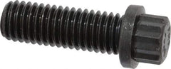 Value Collection - 1/2-13 UNC, 1-1/2" Length Under Head, 12 Point Drive Flange Bolt - 1-1/2" Thread Length, 170M PSI Alloy Steel, Smooth Flange, Uncoated - Americas Industrial Supply