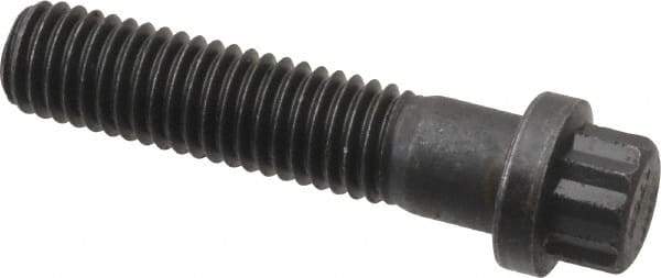 Value Collection - 1/2-13 UNC, 2-1/4" Length Under Head, 12 Point Drive Flange Bolt - 1-1/4" Thread Length, 170M PSI Alloy Steel, Smooth Flange, Uncoated - Americas Industrial Supply