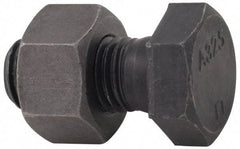 Value Collection - 1-1/8 - 7 Thread, 4-3/4" Length Under Head, Steel Hex Head Bolt - Uncoated, UNC Thread, ASTM A325 - Americas Industrial Supply