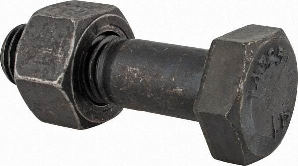 Value Collection - 3/4-10 Thread, 2-3/4" Length Under Head, Steel Hex Head Bolt - Uncoated, UNC Thread, ASTM A325 - Americas Industrial Supply