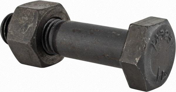 Value Collection - 3/4-10 Thread, 3-1/4" Length Under Head, Steel Hex Head Bolt - Uncoated, UNC Thread, ASTM A325 - Americas Industrial Supply