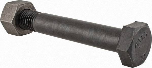 Value Collection - 7/8-9 Thread, 6" Length Under Head, Steel Hex Head Bolt - Uncoated, UNC Thread, ASTM A325 - Americas Industrial Supply