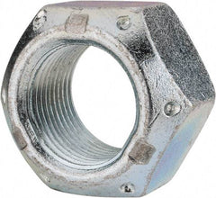 Value Collection - 1-1/8 - 12 UNF Grade C Hex Lock Nut with Distorted Thread - 1-11/16" Width Across Flats, 1" High, Cadmium Clear-Plated Finish - Americas Industrial Supply