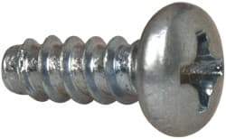 Value Collection - #6 Pan Head Phillips Sheet Metal Screw - Steel, 3/8" Length Under Head, Grade 2 - Americas Industrial Supply