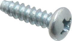 Value Collection - #6 Pan Head Phillips Sheet Metal Screw - Steel, 1/2" Length Under Head, Grade 2 - Americas Industrial Supply