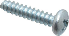 Value Collection - #8 Pan Head Phillips Sheet Metal Screw - Steel, 3/4" Length Under Head, Grade 2 - Americas Industrial Supply