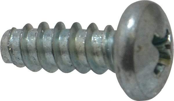 Value Collection - #10 Pan Head Phillips Sheet Metal Screw - Steel, 1/2" Length Under Head, Grade 2 - Americas Industrial Supply