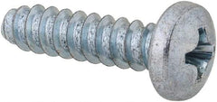 Value Collection - #10 Pan Head Phillips Sheet Metal Screw - Steel, 3/4" Length Under Head, Grade 2 - Americas Industrial Supply