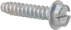 Value Collection - #8 Hex Washer Head Slotted Sheet Metal Screw - Steel, 3/4" Length Under Head, Grade 2 - Americas Industrial Supply
