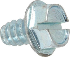 Value Collection - 5/16" Hex Washer Head Slotted Sheet Metal Screw - Steel, 1/2" Length Under Head, Grade 2 - Americas Industrial Supply