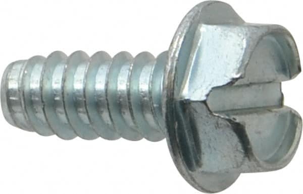 Value Collection - 5/16" Hex Washer Head Slotted Sheet Metal Screw - Steel, 3/4" Length Under Head, Grade 2 - Americas Industrial Supply