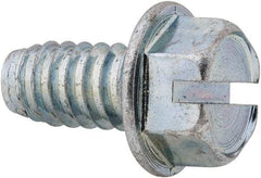 Value Collection - 3/8" Hex Washer Head Slotted Sheet Metal Screw - Steel, 3/4" Length Under Head, Grade 2 - Americas Industrial Supply